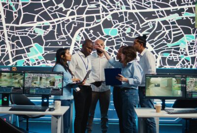 Wireless recruitment team reviewing 5G, FWA, and private network project plans