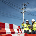 Fiber construction crew working on a broadband deployment project