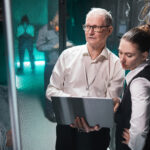 Data center engineering and operations leader reviewing mission-critical facility systems