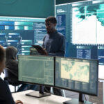 Network operations team monitoring a live broadband network